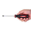 Magnetic Phillips Screwdriver #2 – Soft Grip Ergonomic Handle, 4 in Shank, 8-1/3 in Overall