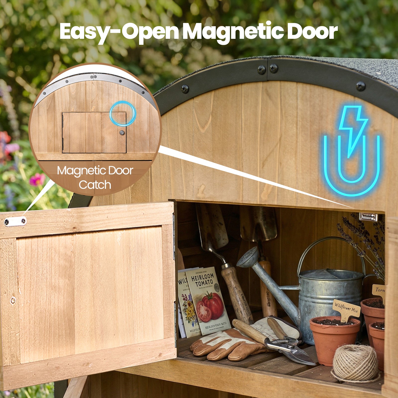 Outdoor Wooden Cabinet