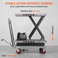 Hydraulic Lift Table Cart