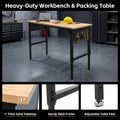 Workbench, 60" x 24", Adjustable Height, 2300 Lbs Capacity