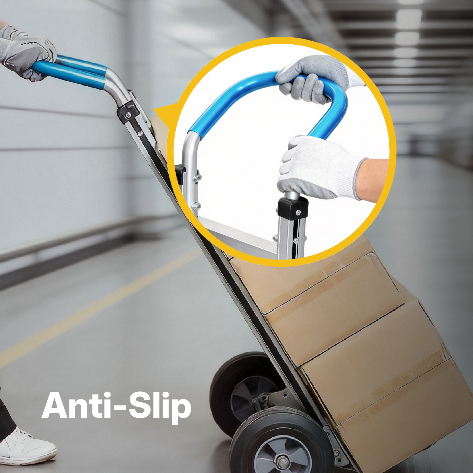 General Purpose Hand Truck, Curved Handle