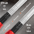 3/8 in. Drive Click Torque Wrench 20 ft./lbs. to 100 ft./lbs.