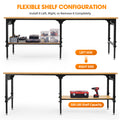 Northsky 94"x 24" Heavy Duty Workbench 5000 Lbs Capacity, Adjustable Height