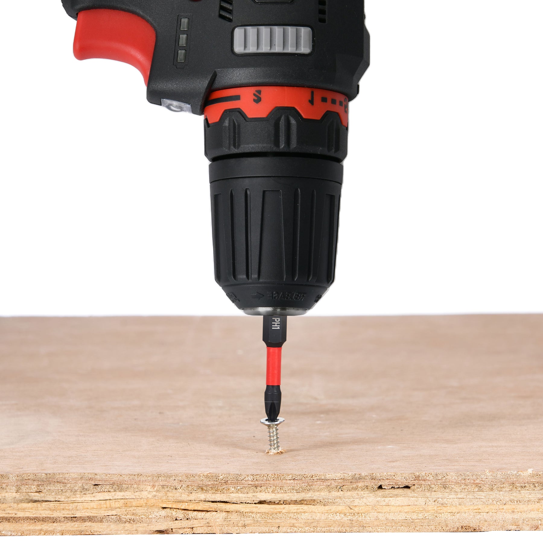 Impact Screwdriver Bits, Phillips PH1, 15-pack