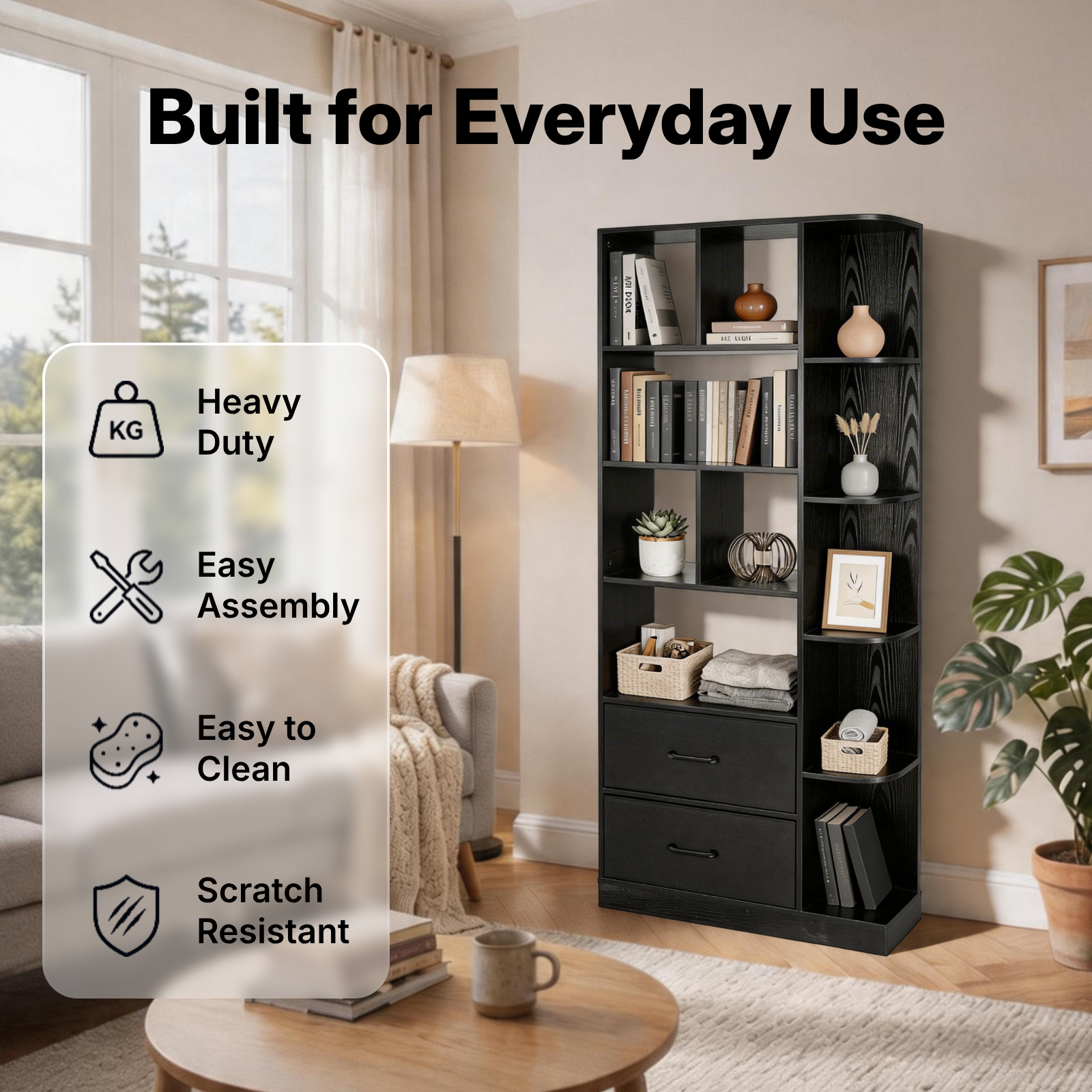 Bookshelf, Black