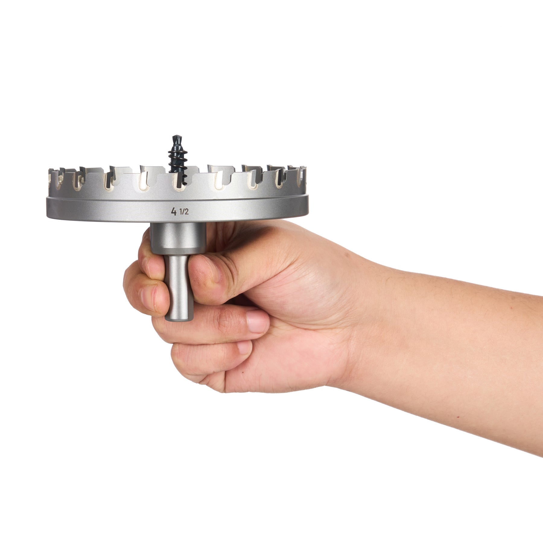 4-1/2" Carbide Hole Cutter, 3-Flat Shank, 1 pc