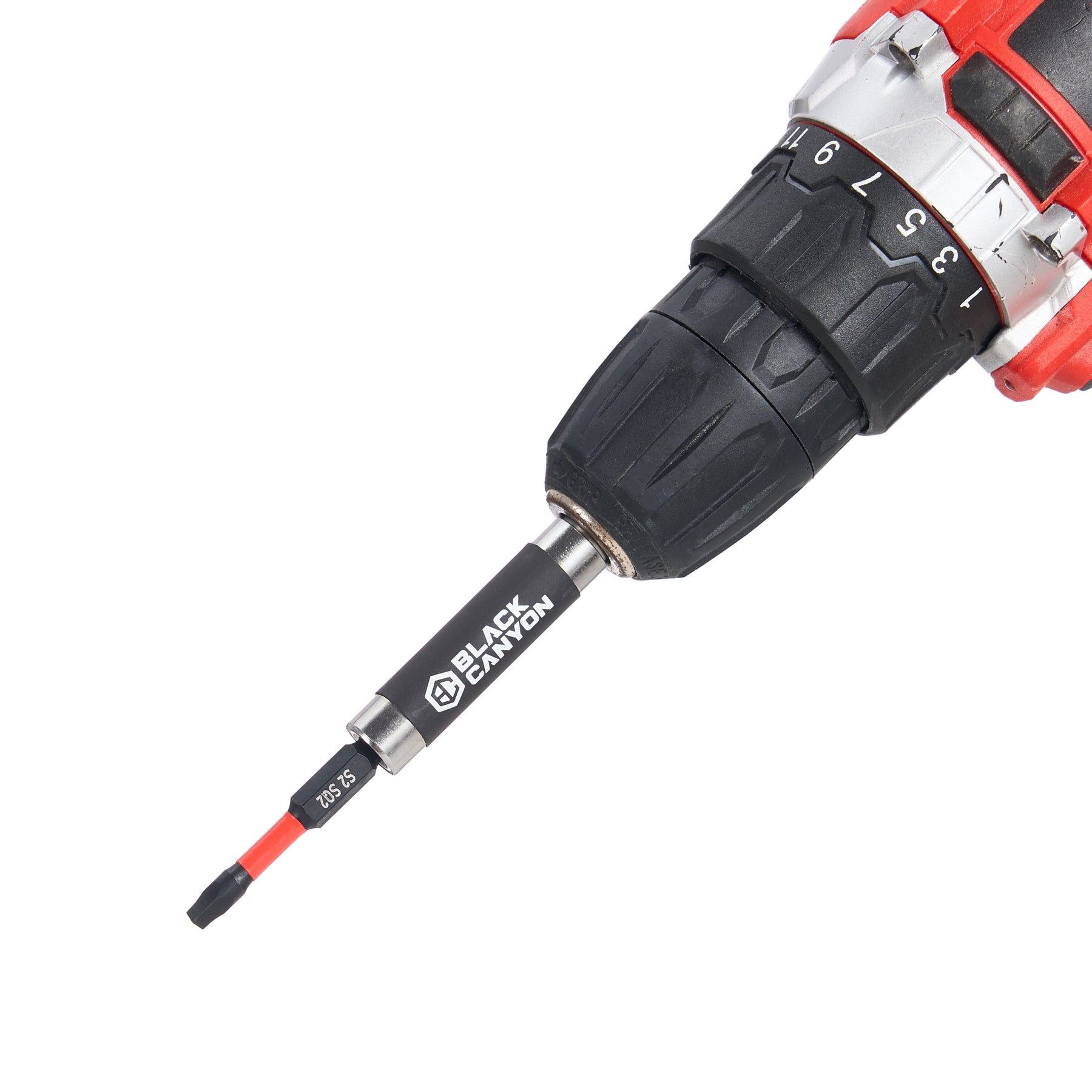 Impact Screwdriver Bits, Square SQ2, 15-pack
