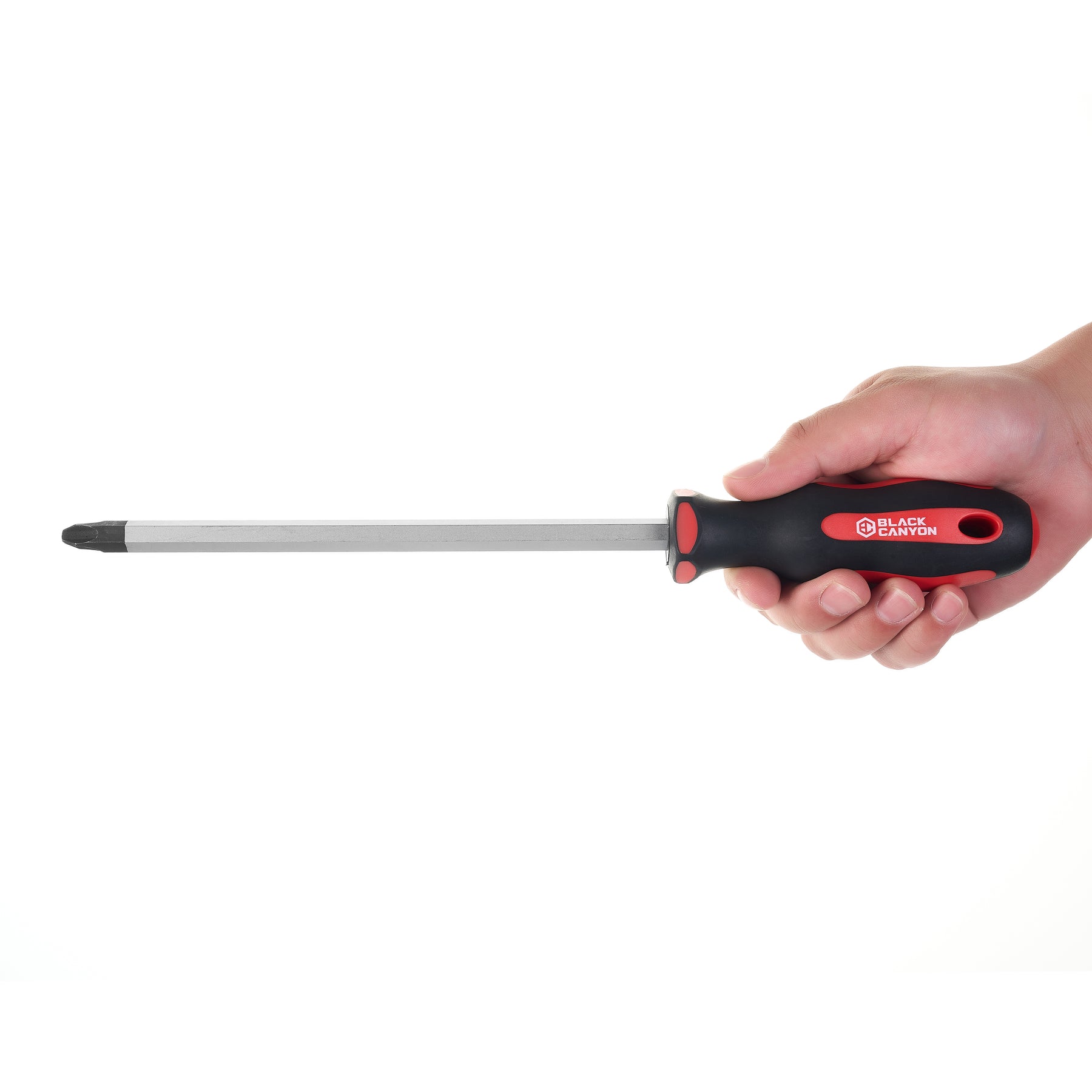 #4 Phillips Screwdriver, 8 in Shank, 12-3/4 in Length, Comfort Grip