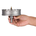 4-1/2" Carbide Hole Saw, 3-Flat Shank, 1 pc