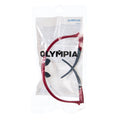 Safety Glasses, Half-Frame, Clear Lens, Anti-Scratch/Anti-Fog, Red