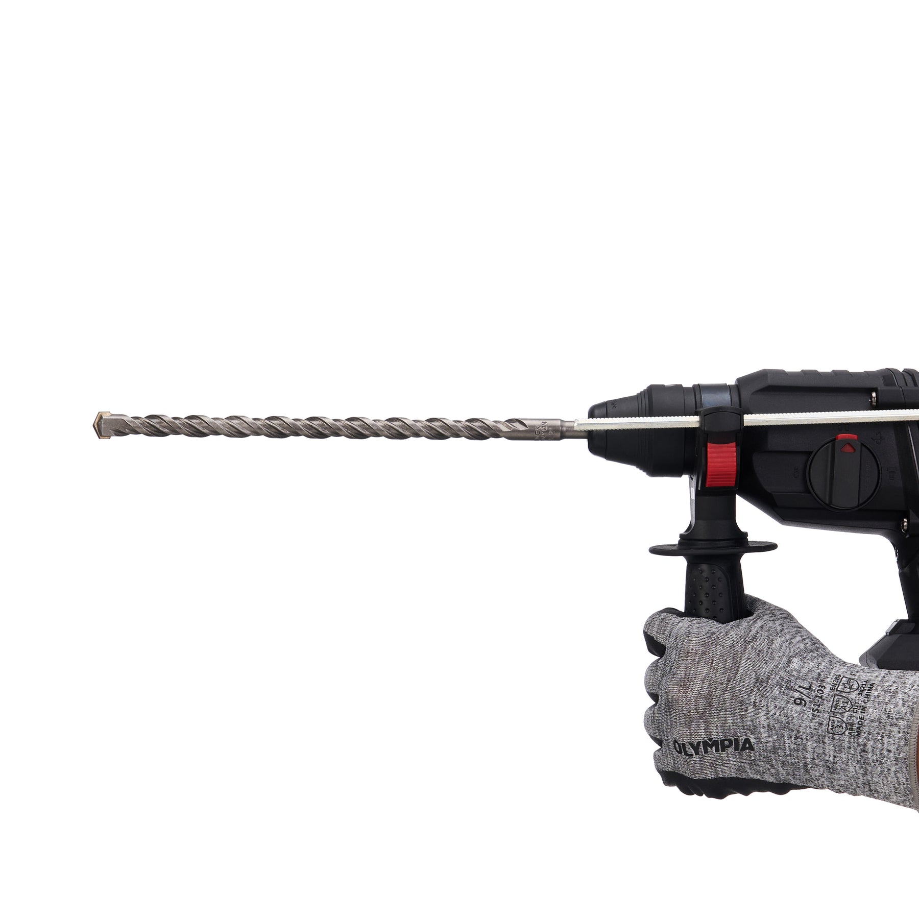 9/16 in Rotary Hammer Drill Bit, 10 in Max Drilling Depth, SDS-Plus, 1 pc