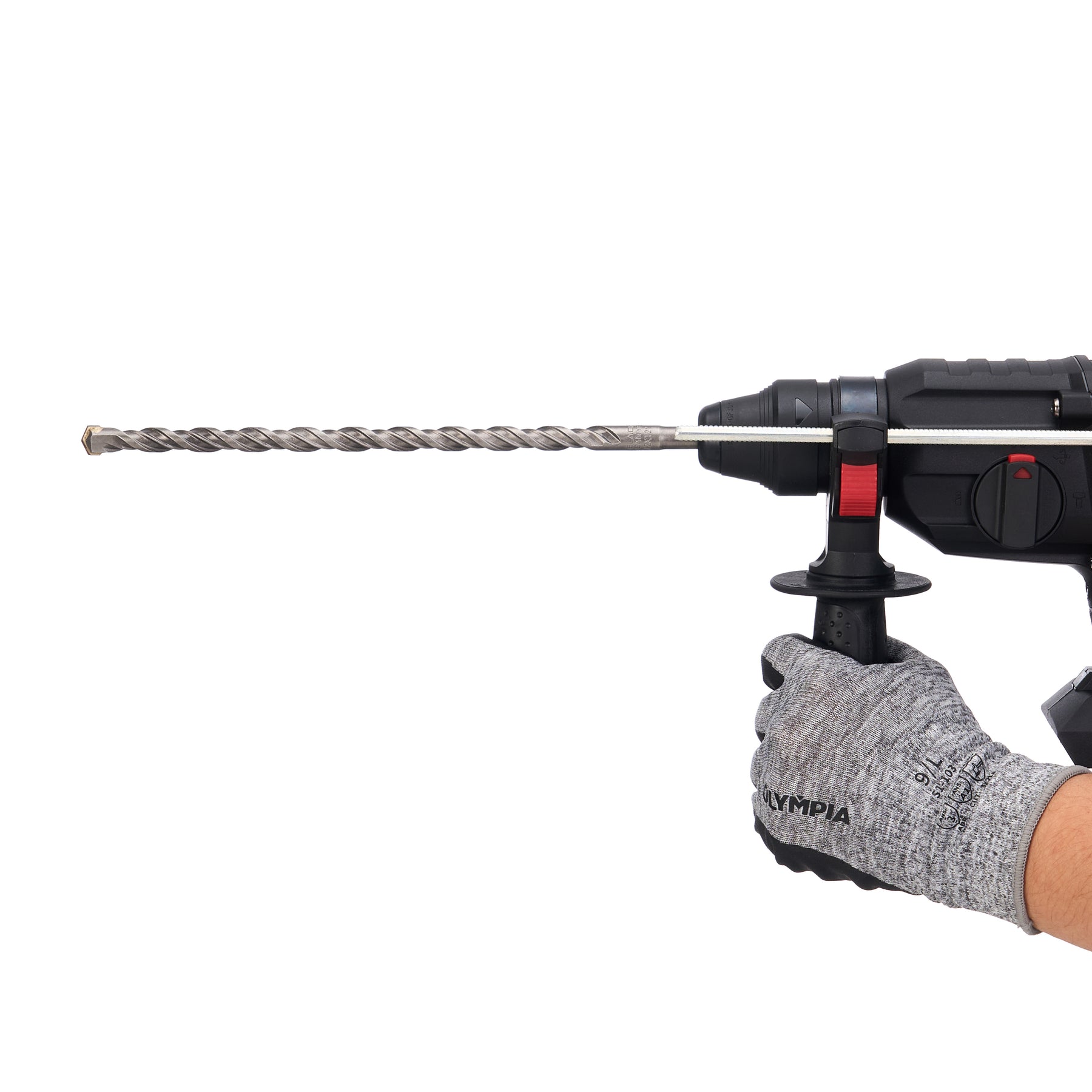 1/2 in Rotary Hammer Drill Bit, 10 in Max Drilling Depth, SDS-Plus, 1 pc