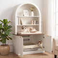 NORTHSKY Cat Litter Box Enclosure with Storage, Fits Most Cat Litter Boxes