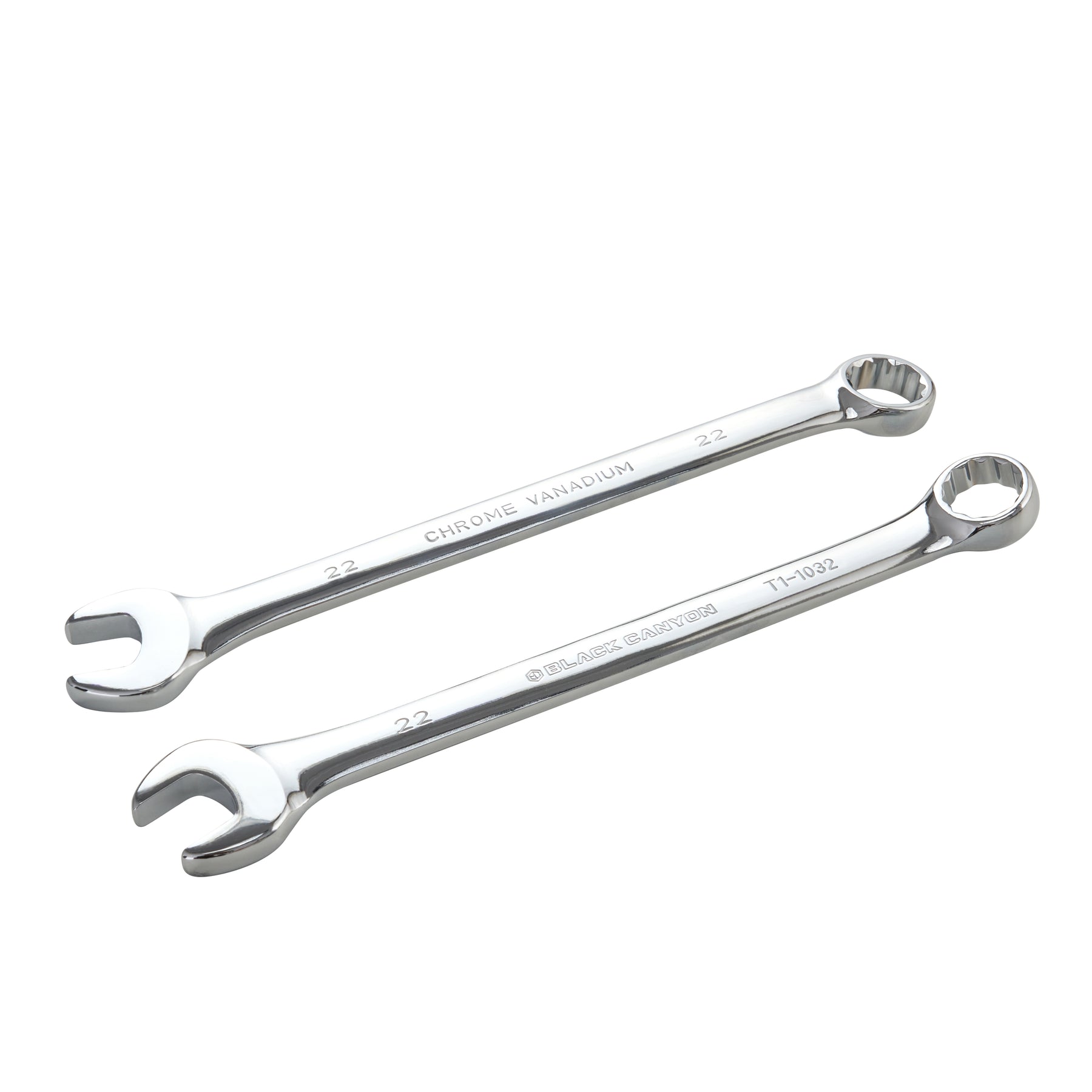 22mm Combination Wrench, 12-Point Box End & Hex Opening
