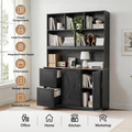 Two-Drawer Bookcase, Black