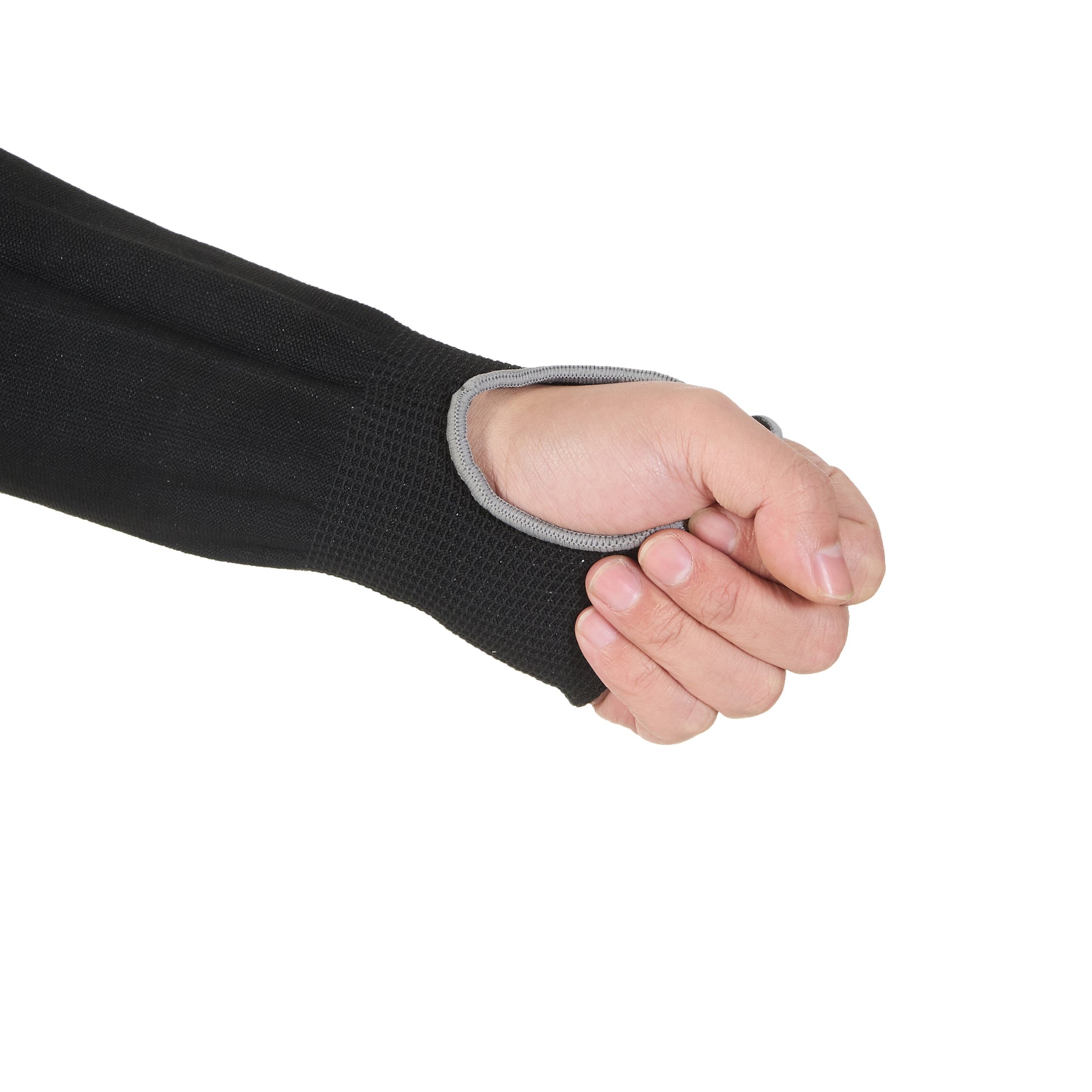 18 in Cut-Resistant Sleeves w/ Thumbhole, Cut Level A4, Polyester/HPPE/Fiberglass, 1 pair