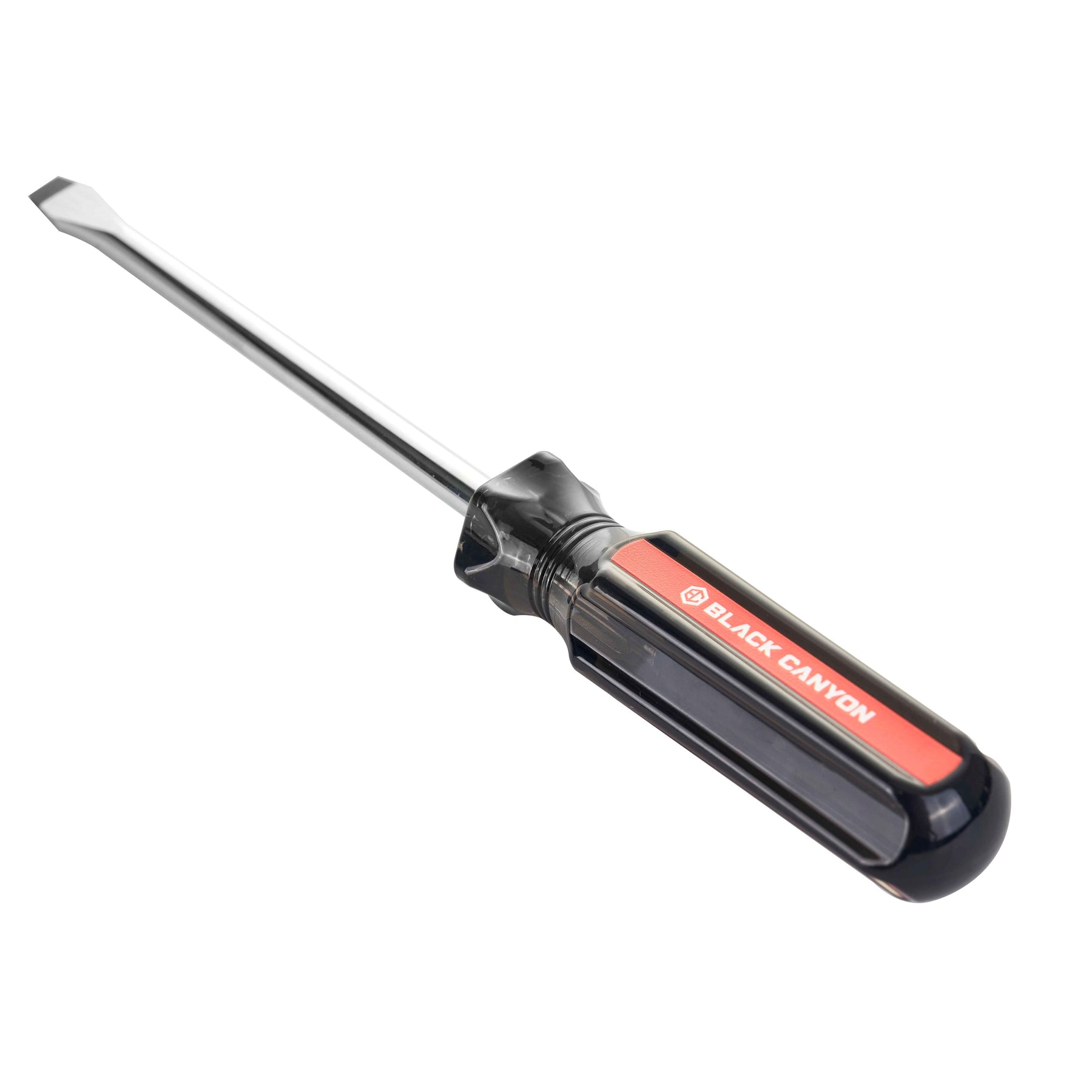 Magnetic Slotted Screwdriver 3/8 – Standard Grip Acetate Handle, 8 in Shank, 12-3/4 in Overall