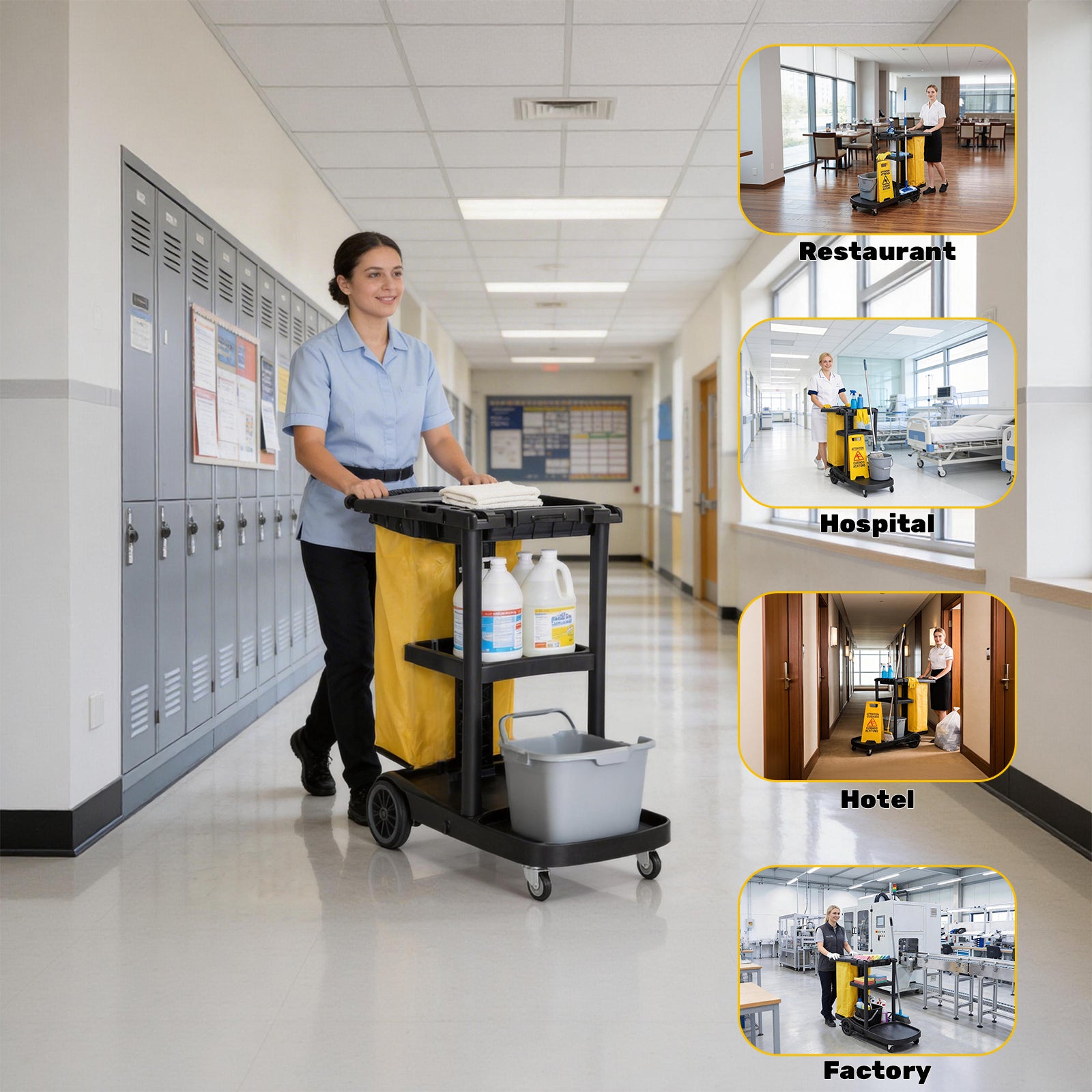 Multifuctional Cleaning Cart
