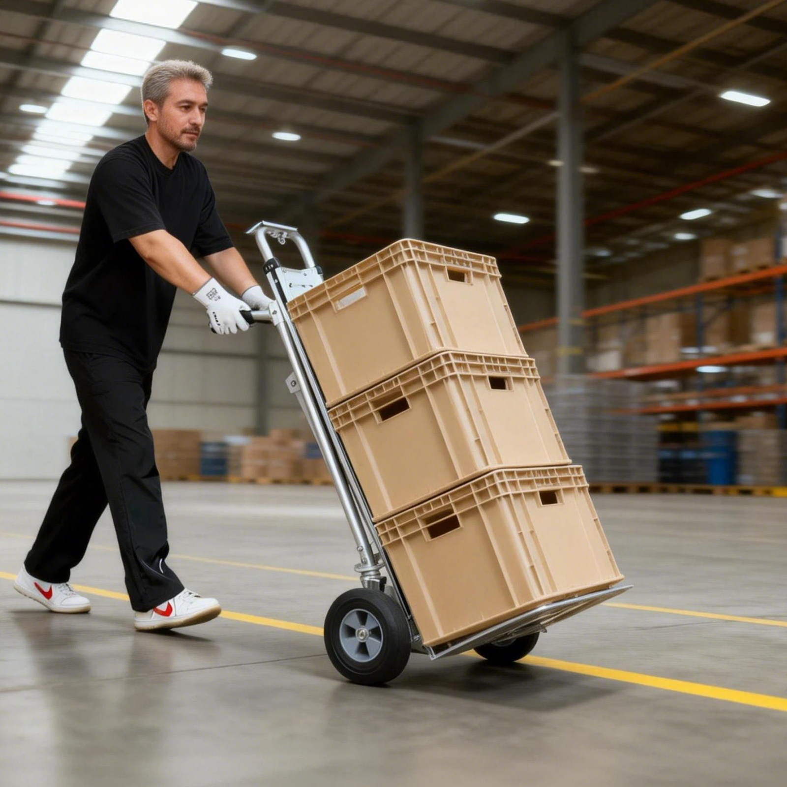 Convertible Hand Truck, 3-in-1, 550/770 lb. Capacity