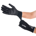 Cut-Resistant Gloves, L/9, Smooth, Black, Cut Level A4, 12 Pairs