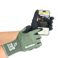 Cut-Resistant Gloves, 18ga, Sandy Nitrile Coated, L/9, Cut Level A4, Abrasion Level 5, 12 Pairs