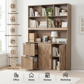 Two-Drawer Bookcase, Ivory