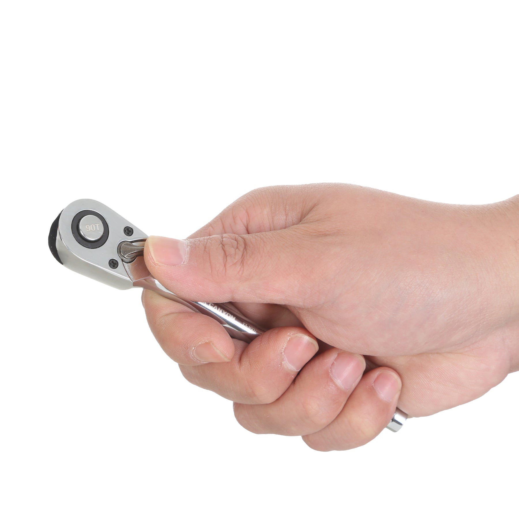 1/4" Drive Ratchet, 90-Tooth, Polished Finish, 6" Length