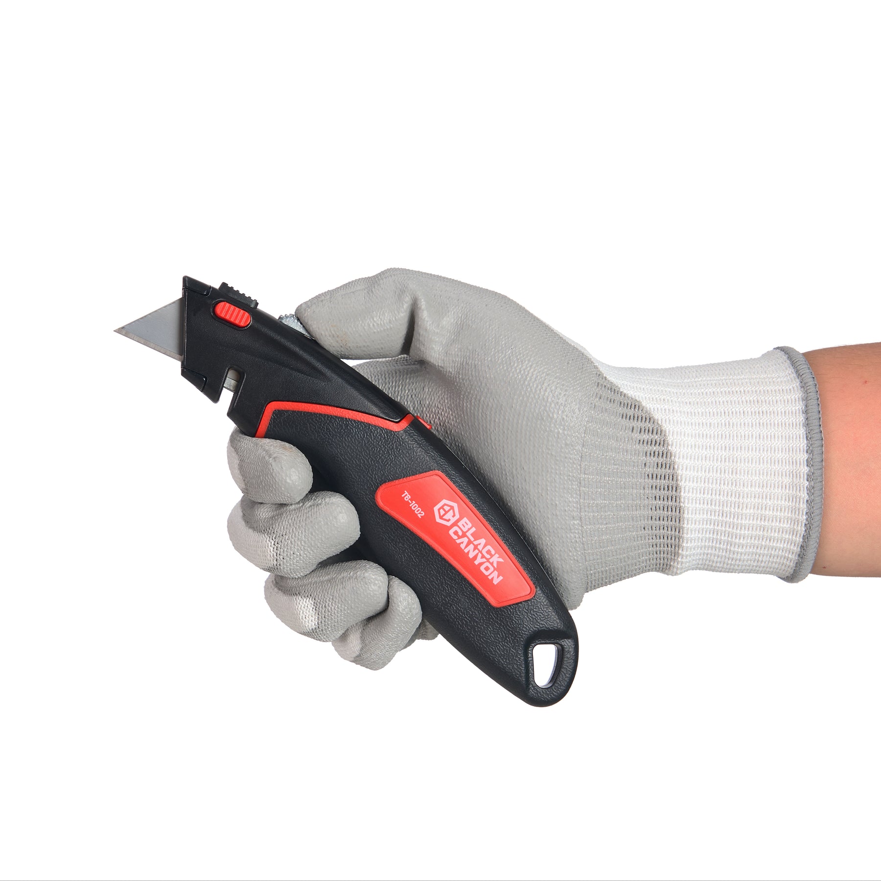 Retractable Utility Knife w/ Rope Cutter & Blade Storage