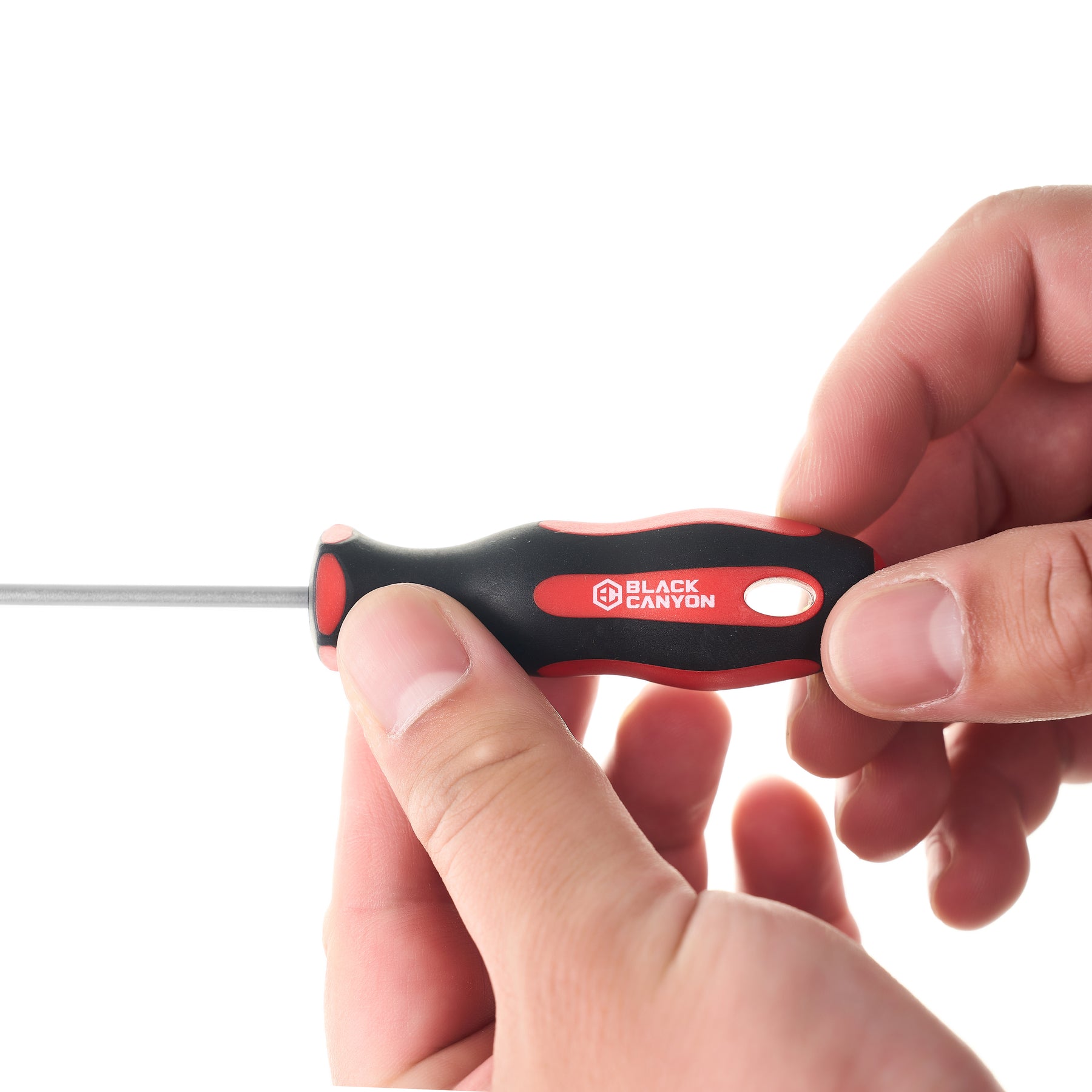 Magnetic Slotted Screwdriver 1/8 – Soft Grip Ergonomic Handle, 3 in Shank, 6-1/2 in Overall