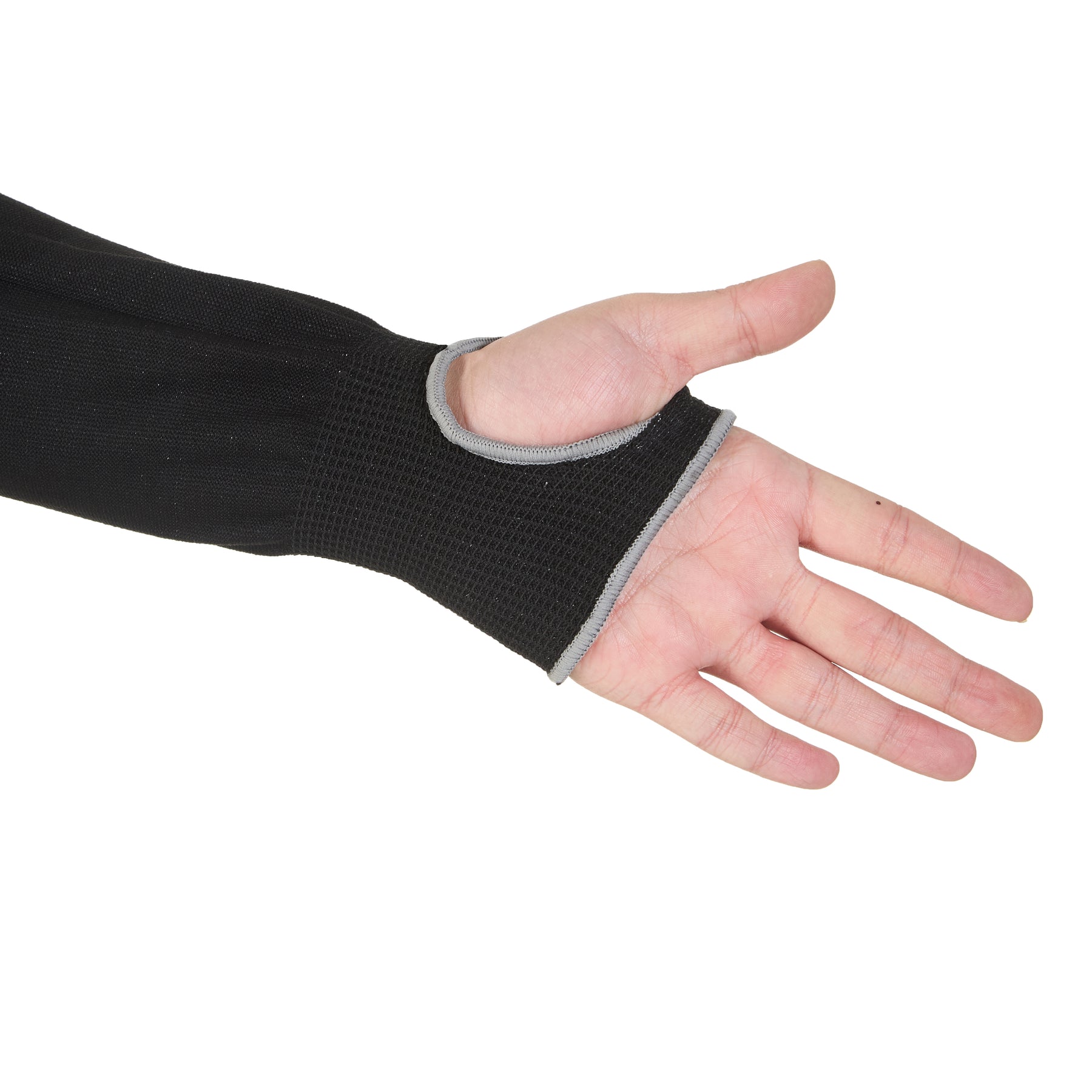 18 in Cut-Resistant Sleeves w/ Thumbhole, Cut Level A4, Polyester/HPPE/Fiberglass, 1 pair