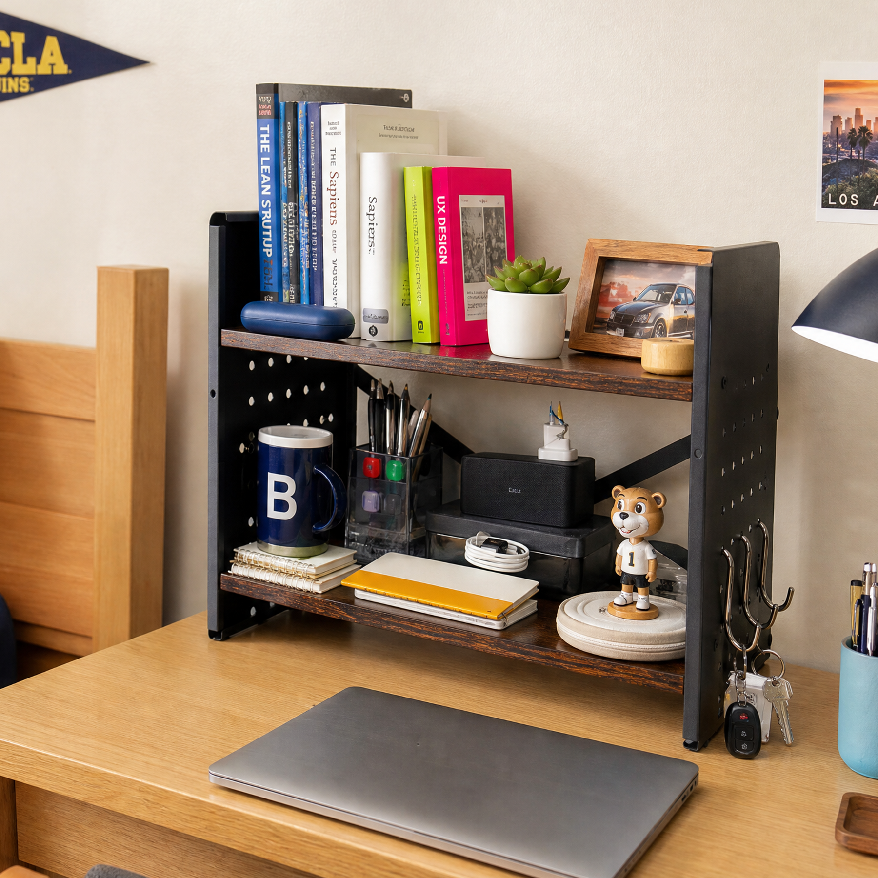 Computer Desk Storage Rack
