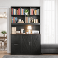 Two-Drawer Bookcase, Black