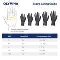 Disposable Nitrile Gloves, 6 mil, XL/10, Grain, Black, Box of 100