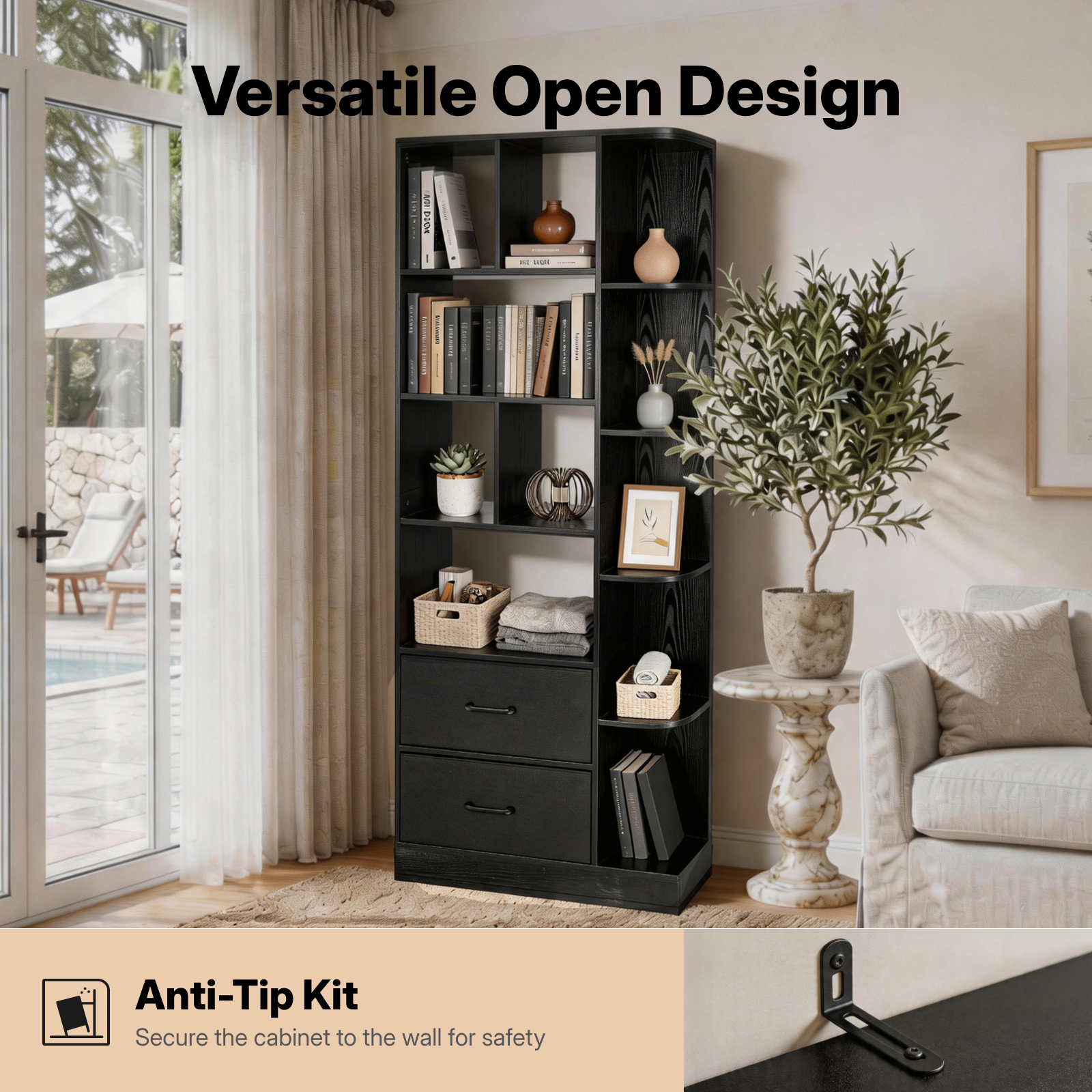 Bookshelf, Black