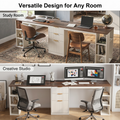 Double Workstation, White
