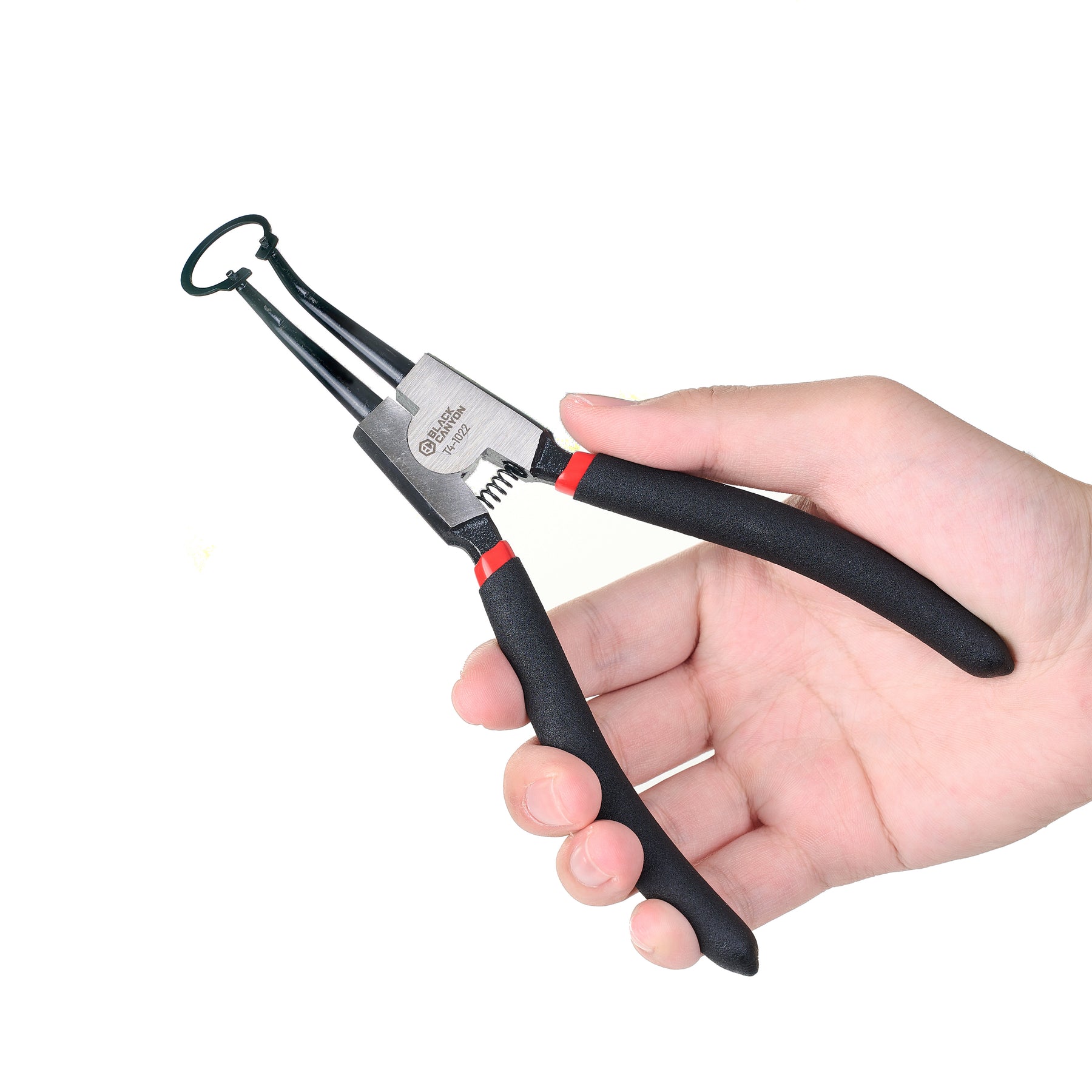 45-Degree Fixed Tip Internal Snap Ring Pliers