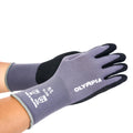 Sandy Nitrile Dipped Knit Gloves, L/9, Gray / Black, 12 Pairs