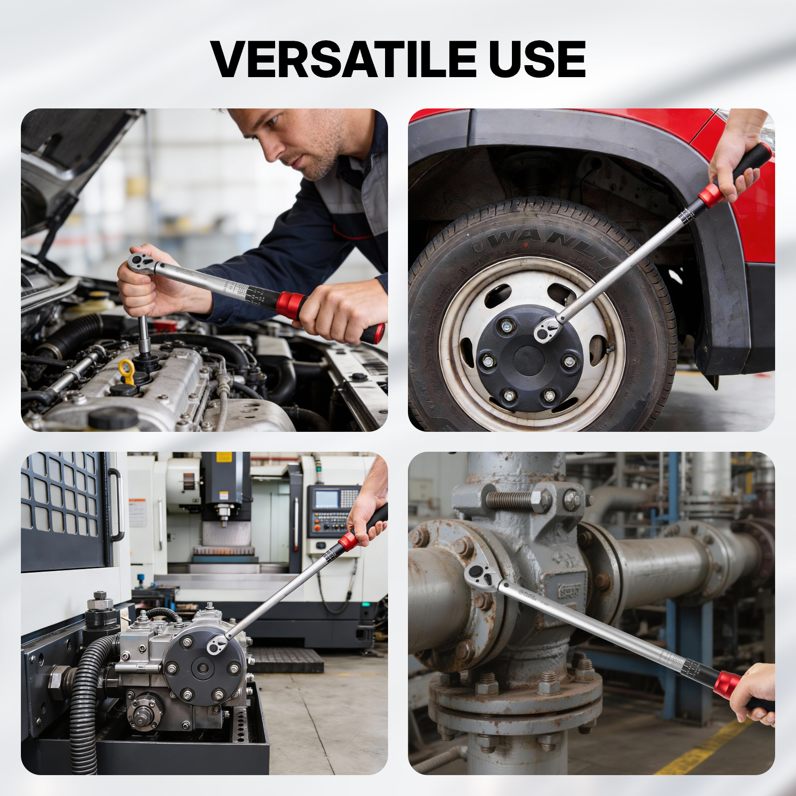 3/8 in. Drive Click Torque Wrench 20 ft./lbs. to 100 ft./lbs.