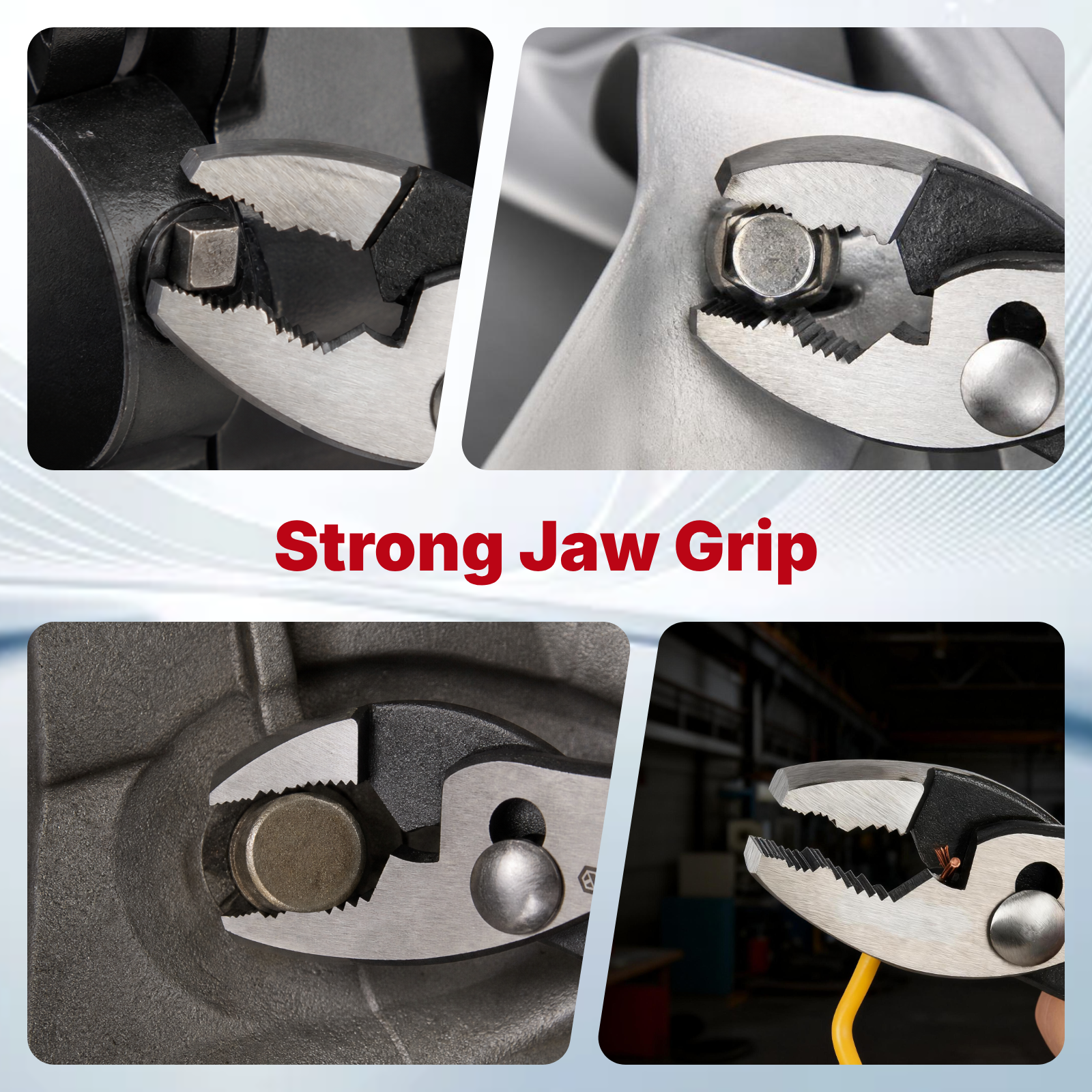 Slip-Joint Pliers w/ Wire Cutter, 6" Length, Comfort Grip