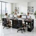 Double Workstation, Black
