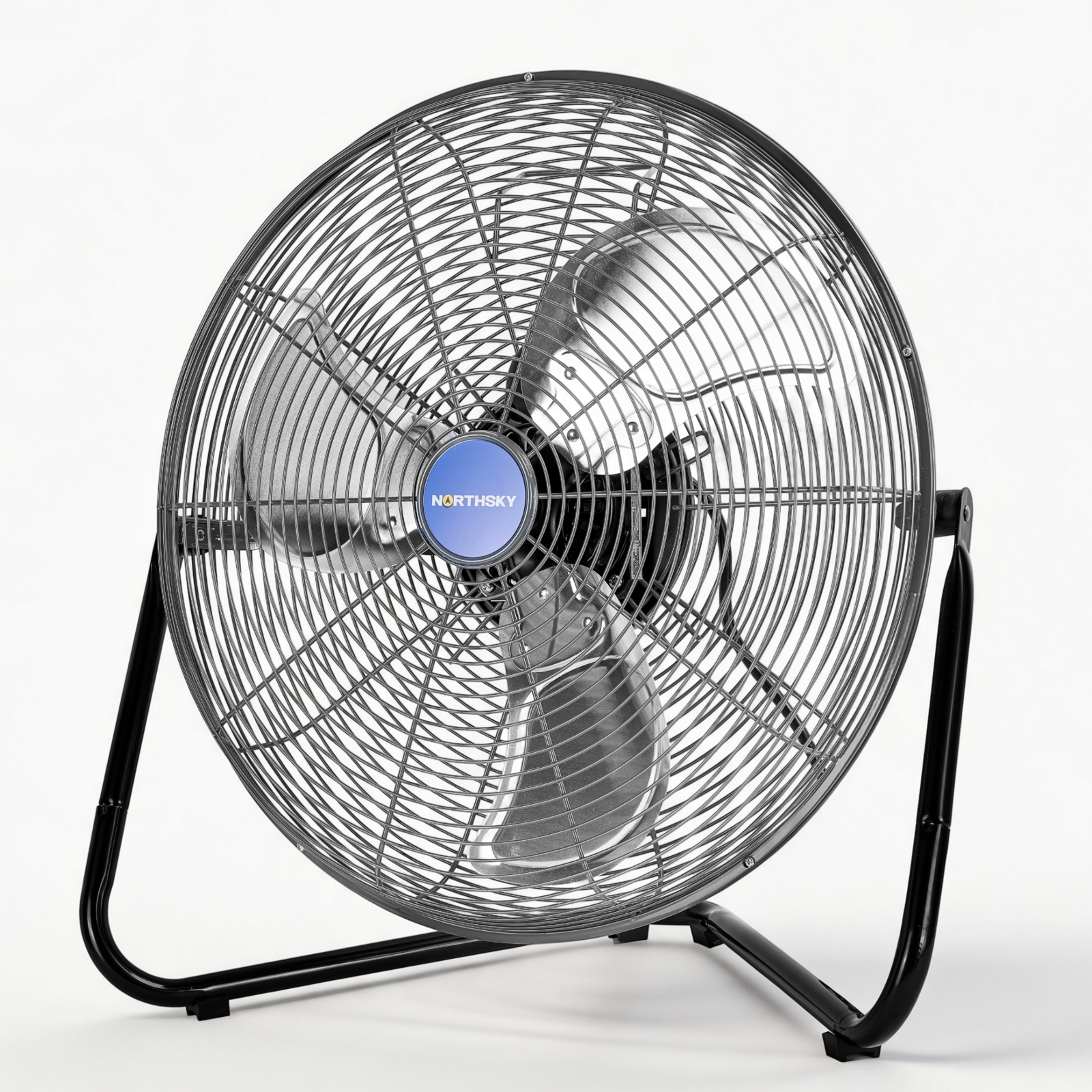 18 in Workstation Floor Fan, 3,200 CFM, 3 Speeds, 1/8 HP