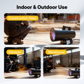 60,000 BTU Portable Forced Air Propane Heater - 10 ft Hose & Regulator Included, Adjustable Torpedo Heater for Garage, Construction Sites, Jobsite, Patio