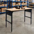 Workbench, 60" x 24", Adjustable Height, 2300 Lbs Capacity