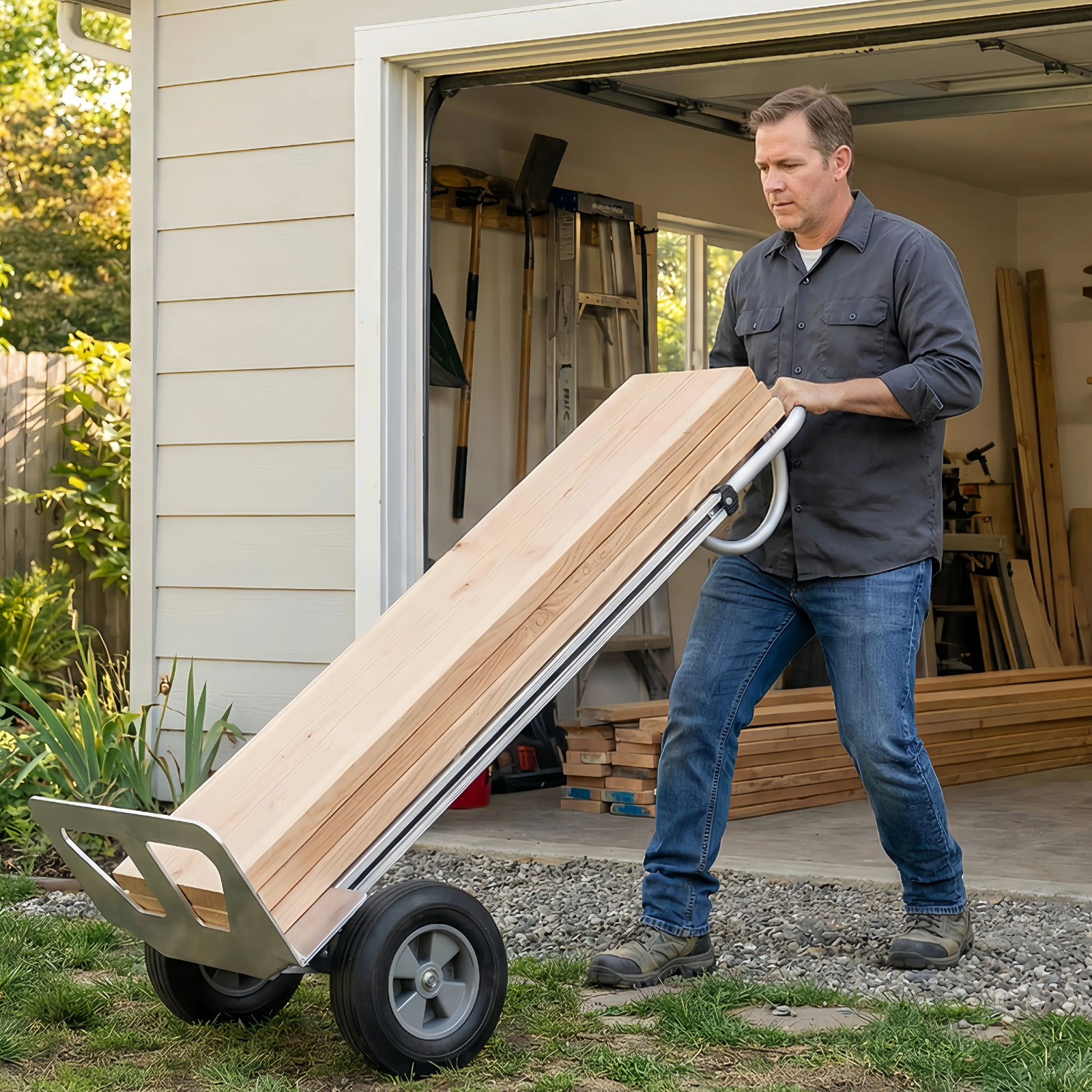 General Purpose Hand Truck,  Loop Handle, 550 lb. Capacity