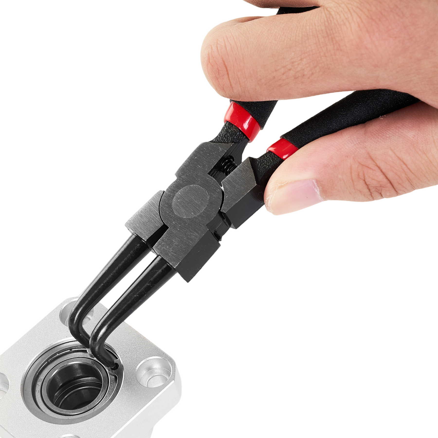 90-Degree Fixed Tip External Snap Ring Pliers