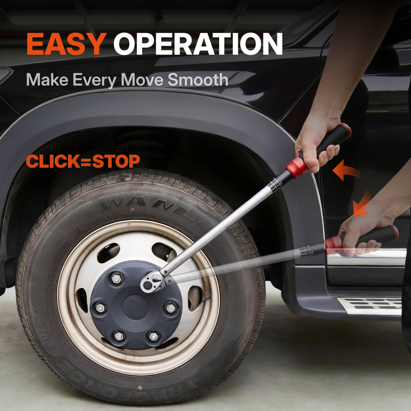 1/2 in. Drive Click Torque Wrench 50 ft./lbs. to 200 ft./lbs.