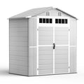 NORTHSKY Outdoor Storage Shed, 6 x 4.5 FT Plastic Storage Shed with Floor