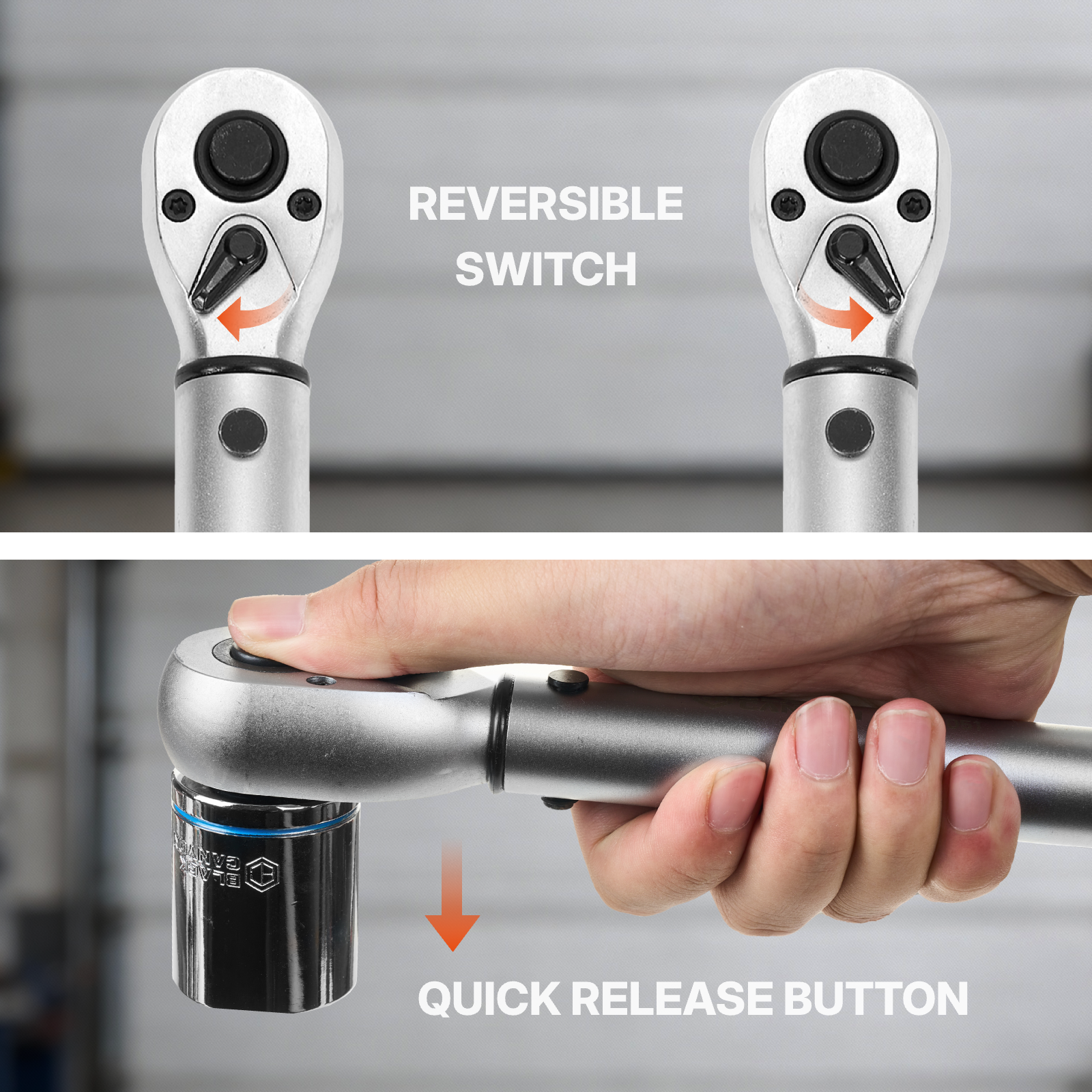 1/2 in. Drive Click Torque Wrench 50 ft./lbs. to 200 ft./lbs.