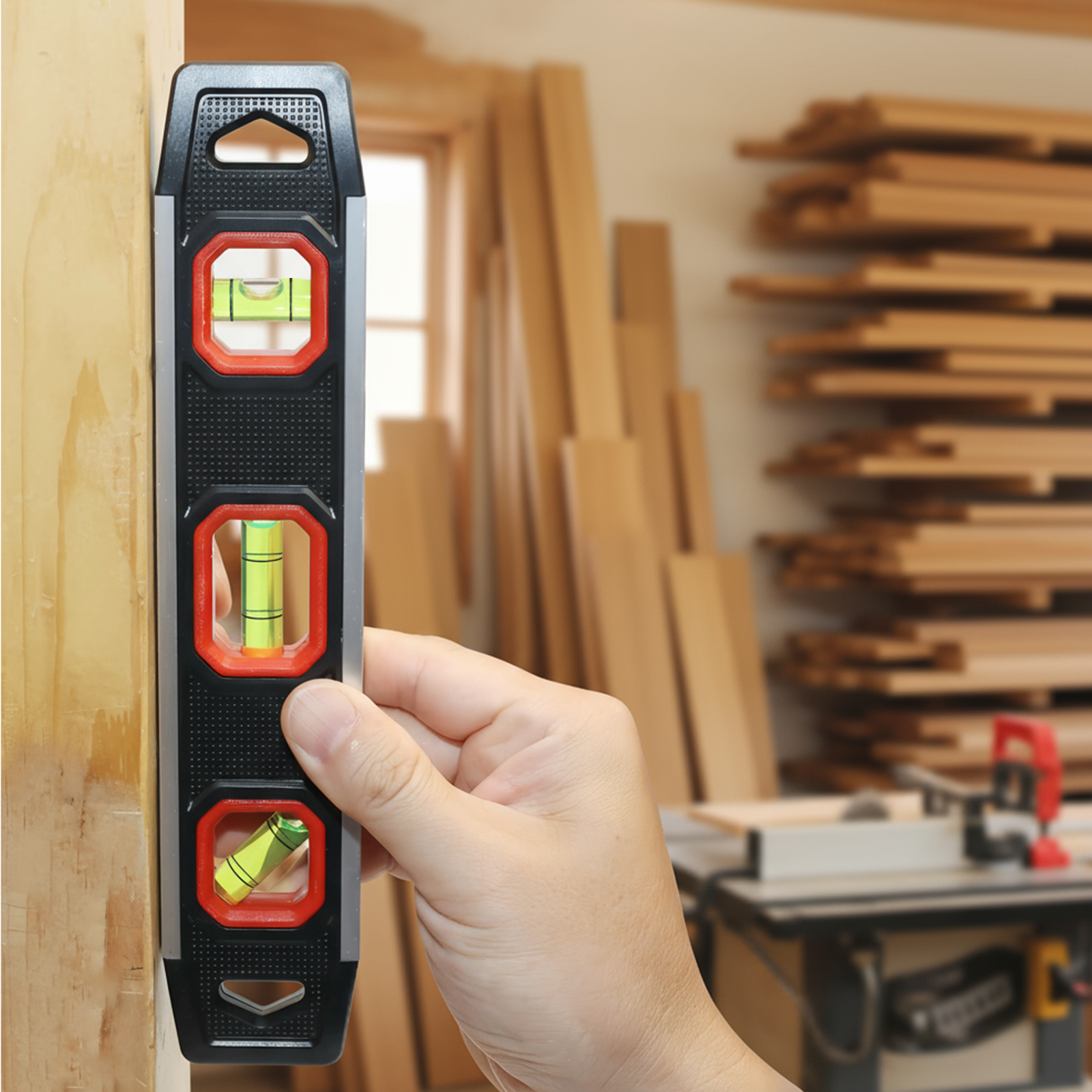 9" Torpedo Level, Magnetic, Compact Aluminum Frame