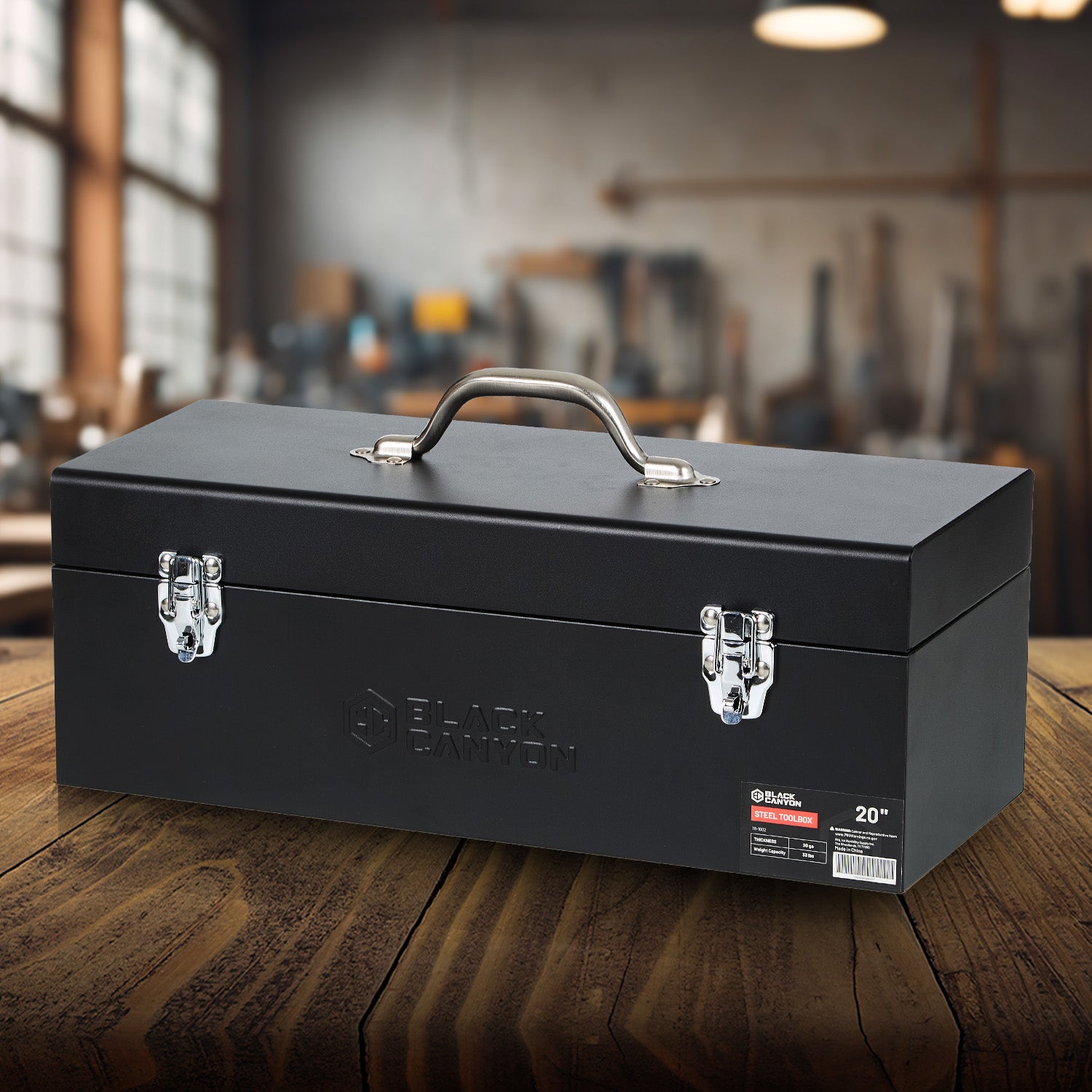 20 inch Portable Steel Tool Box